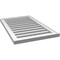 Ekena Millwork Vertical Surface Mount PVC Gable Vent: Functional, w/ 2"W x 1-1/2"P Brickmould Frame, 20"W x 32"H GVPVE20X3202SF - alternate 4